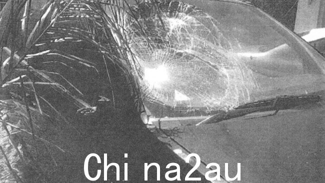 总理丹尼尔安德鲁斯福特领地汽车在事件发生后严重受损。图片:提供