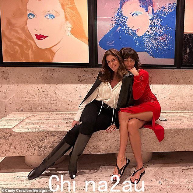Still hot: 其他 1990 年代顶级模特是 Cindy Crawford、Helena Christensen(上图)、Linda Evangelista、Naomi Campbell、Kate Moss、Claudia Schiffer、Christy Turlington 和 Tatjana Patitz