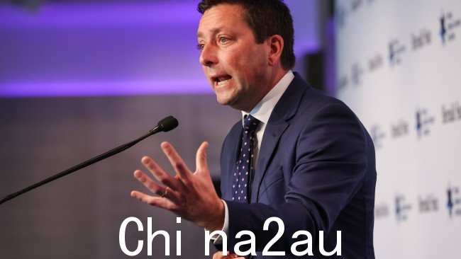 反对党领袖马特新盖伊被问及自由党正在考虑在关键席位中优先选择绿党而不是工党的报道。图片:David Caird