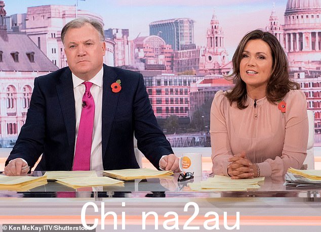 Susanna 与前工党议员 Ed Balls 一起展示该计划