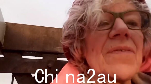 祖母:Diane Hekt,68 岁,有四个孙子,今天早上爬上了 M25 上的一个龙门架