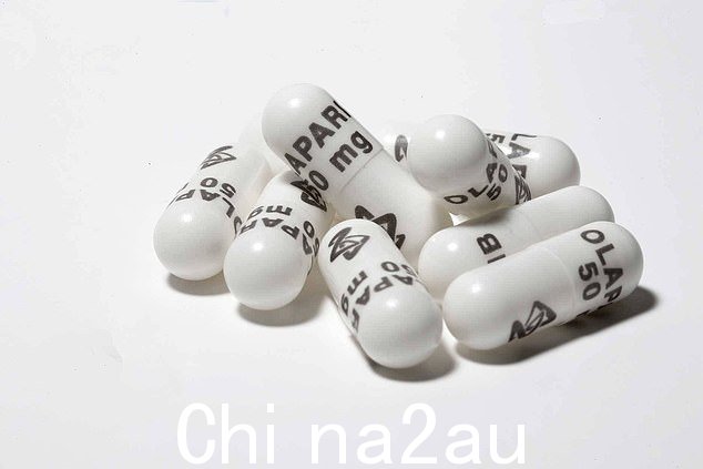 Olaparib,片剂形式,已获准用于治疗一些晚期卵巢癌、乳腺癌、前列腺癌和胰腺癌患者