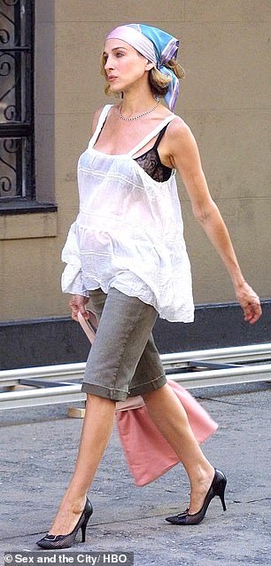 Step to it: SJP 正在拍摄 2000 年的 SATC 系列四