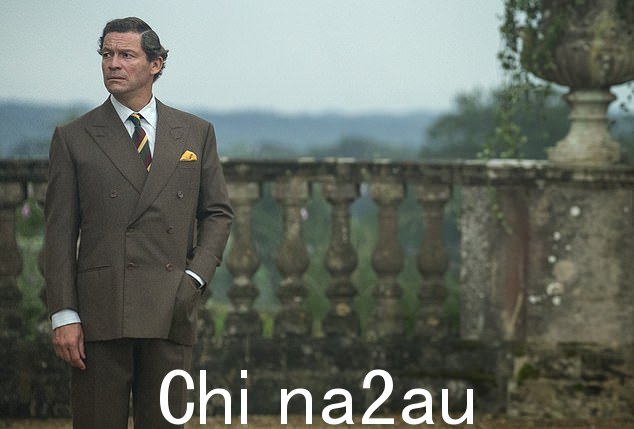 《王冠》第五季第一集上映当天有 110 万人观看(图为:Dominic West 饰演查尔斯王子)