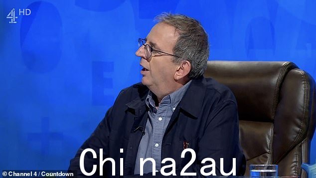Shocked: 嘉宾主持人,Richard Coles 牧师大吃一惊,问这是什么