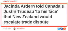 新西兰和加拿大因为一件事闹翻了……贸易争端升级？ （相片）