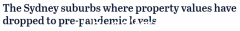 悉尼数十个区房价已回落至疫情爆发前！中国8大区上榜，Epping公寓跌幅居首位（组图）