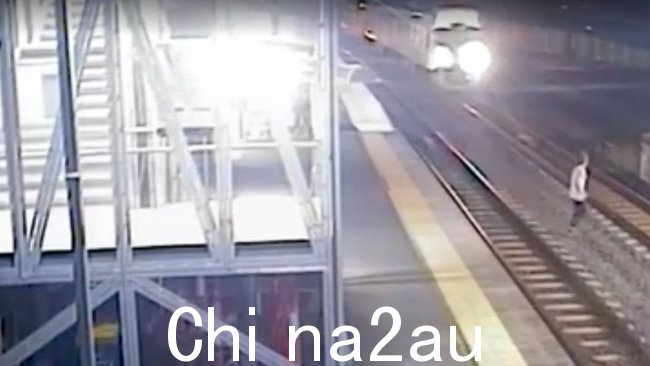 Queensland Rail 通过分享近距离通话的汇编视频揭示了火车安全事故的惊人跳跃。图片：昆士兰铁路。