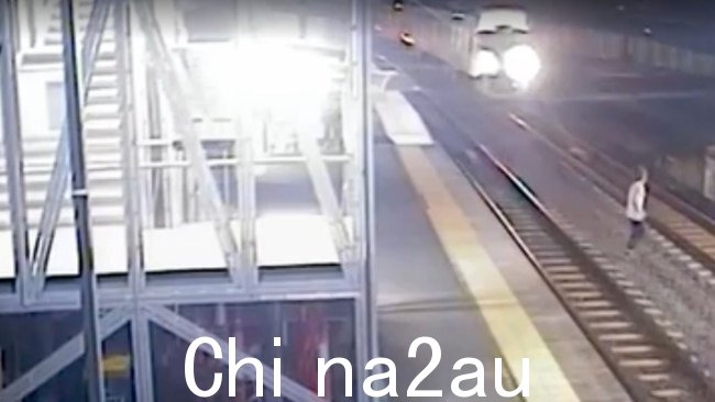 Queensland Rail 通过分享近距离通话的汇编视频揭示了火车安全事故的惊人跳跃。图片:昆士兰铁路。