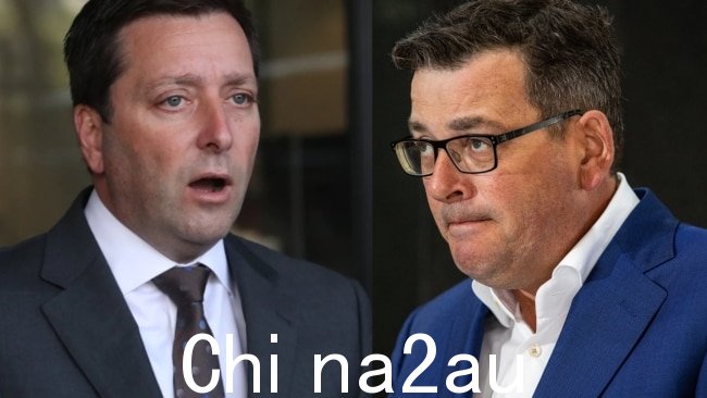州长丹尼尔·安德鲁斯和反对党领袖马修·盖伊正式启动了他们的竞选活动一天在提前投票开始之前,双方都有望缓解能源价格。图片:Getty Images。