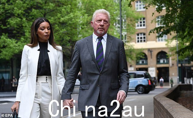 Becker(与合伙人 Lillian de Carvalho 合影)于 4 月 8 日因 J 之间的四项破产法罪行被判有罪une and October 2017