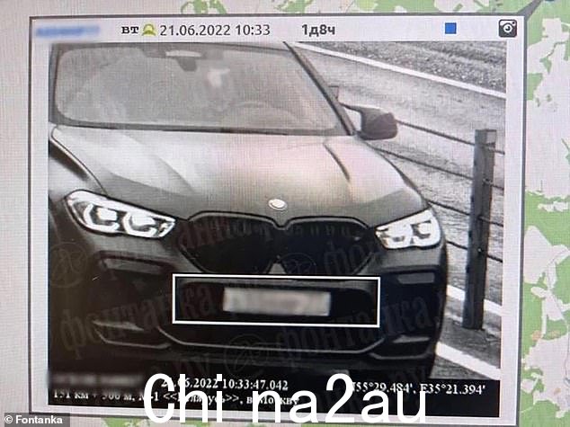 Konstantin Goloshchapov,67 岁,从俄罗斯越过边境ssia 于 6 月驾驶儿子德米特里的宝马进入白俄罗斯,据报道,此前收到消息称他的企业将因贪污指控而遭到搜查