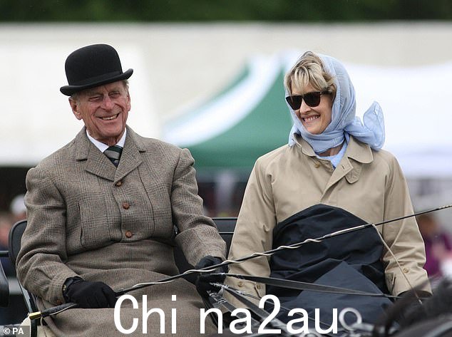 坚定的朋友:Penny - 也被称为 Lady Romsey 和 Lady Brabourne,与已故的菲利普因对马车驾驶马术运动的共同热爱而紧密相连(摄于 2021 年)