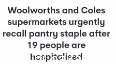 注意！ Woolies和Coles售卖的罂粟籽全澳召回 部分人食用后中毒（图）