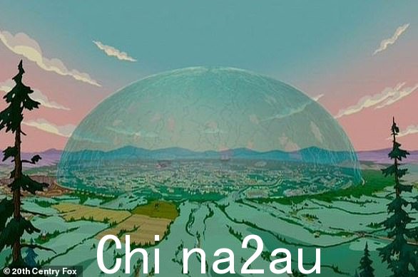 锁定:粉丝们将政府放置在斯普林菲尔德上空的穹顶比作鲍里斯·约翰逊在 2020 年对英国施加的分级限制