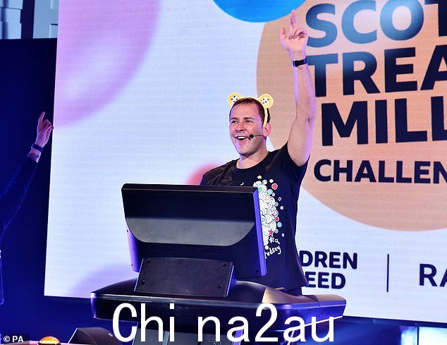 耶!Scott Mills 已经完成了他的 24 小时跑步机挑战,为 BBC 有需要的儿童筹集了超过 100 万英镑