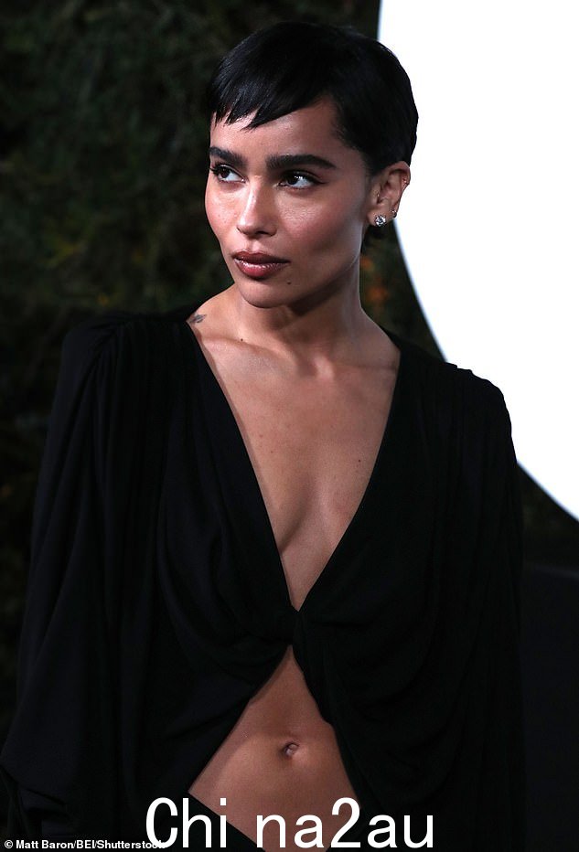 Flawless:Kravitz 的魅力保持在最低限度,突出了她的自然美和完美无瑕的肤色