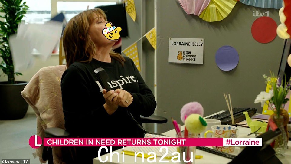 '什么你他妈的在看什么?!与此同时,洛林·凯利 (Lorraine Kelly) 将震惊她的名人同胞,因为她对一个搞笑的“有需要的儿童”草图发出充满咒骂的咆哮