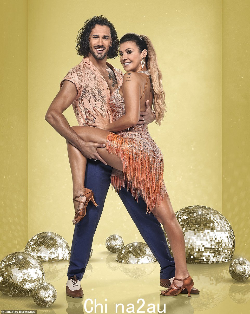 前面的街道? Coronation Street 明星 Kym Marsh 与 Graziano Di Prima 共舞,Graziano Di Prima 去年与 Judi Love