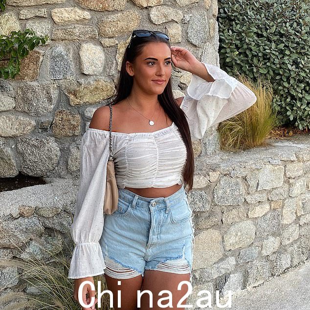 图:英格兰世界杯队员Marcus Rashford的未婚妻Lucia Loi