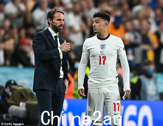Sancho,他是 Gareth Southgate 的常客,他在三月份首次被排除在阵容之外