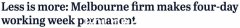 墨尔本公司永久实行四天工作制，员工欣喜若狂：不想再一周工作五天了！ （合影）