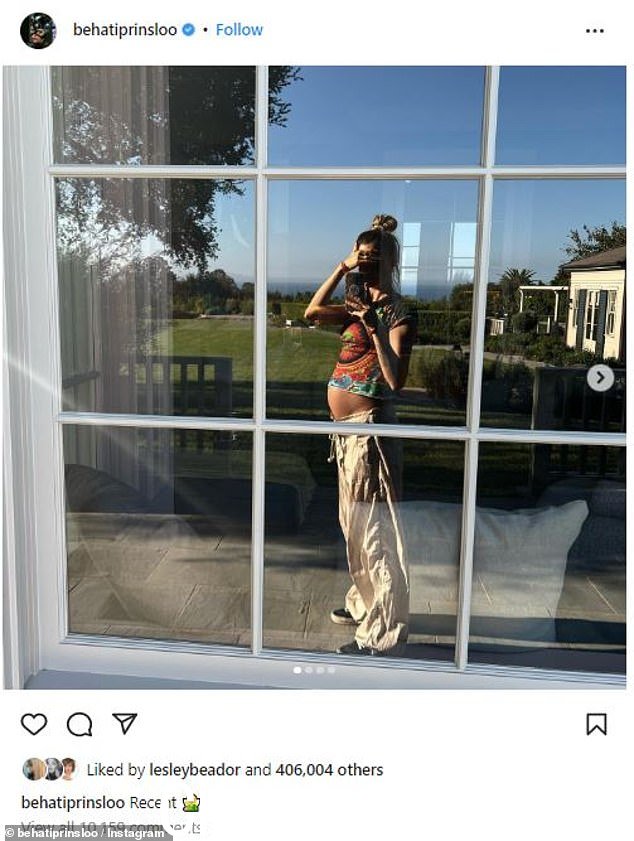 怀孕新闻:这位纳米比亚模特于 9 月 15 日在 Instagram 上发布了她怀孕的消息,标题为:'最近'