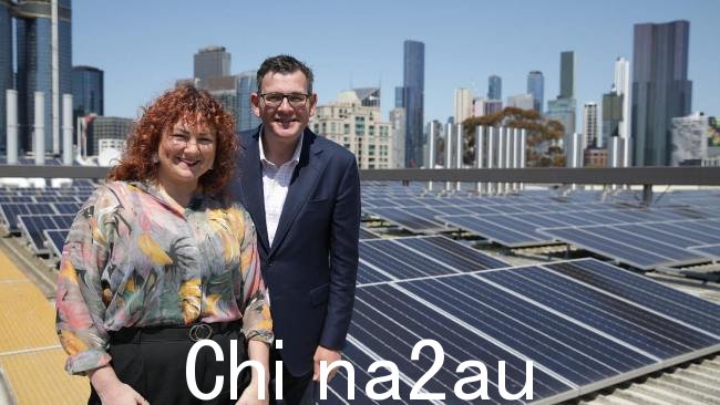 Daniel Andrews 试图为里士满的工党候选人辩护, Lauren O'Dwyer,尽管亲戚另有说明,但仍确定为原住民。图片:Facebook