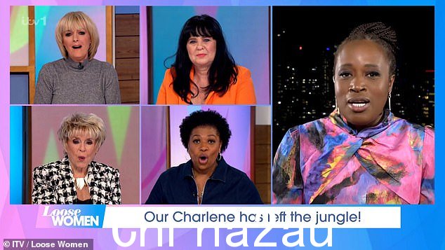 在离开澳大利亚丛林后的第一次电视采访中,42 岁的 Charlene 告诉 Loose Women 小组成员:'我很惊讶。我认为这对营地其他人的影响很有趣。'