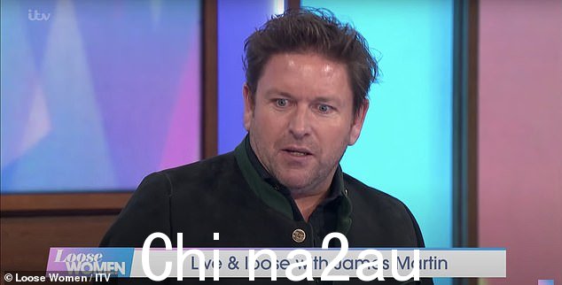 健康:这是在詹姆斯上周在 Loose Women 节目中谈到他的健康和饮食之后,透露他减掉了三块石头