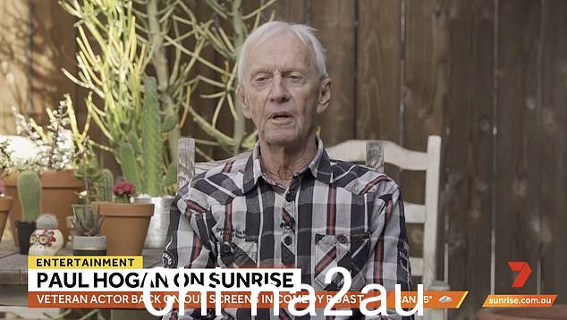 Ailing Paul Hogan,83 岁,在讨论他令人震惊的健康状况时显得颤抖周二接受 Sunrise 采访