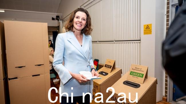参议员 Jacinta Price 挑出 Wentworth Teal 独立议员 Allegra Spender 进行批评。图片:Darren Leigh Roberts