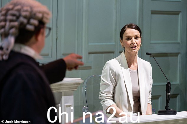 艰难时刻:可以看到两名女性在接受法官讯问时站上证人席宣讲自己的故事