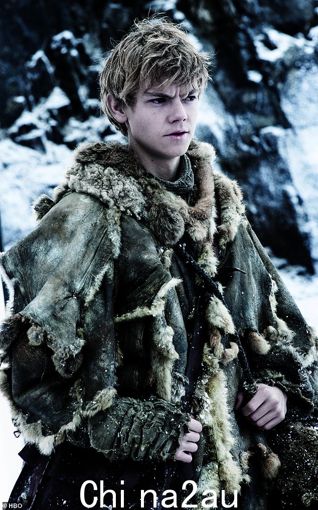 Jojen Reed(如图)在《权力的游戏》中由 Thomas Brodie-Sangster 饰演,这位童星曾在《真爱至上》中饰演悲伤的连姆·尼森的继子 Sam