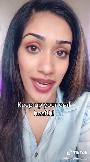 Singh 建议怀孕或考虑怀孕的人与他们的牙医讨论如何控制牙龈炎或牙周炎