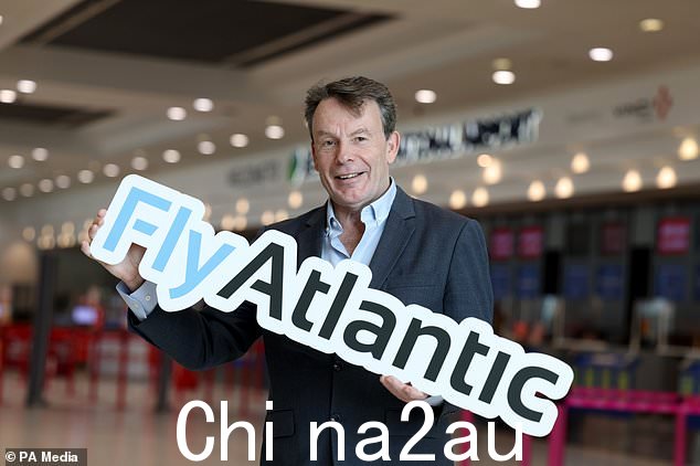 首席执行官 Andrew Pyne 在贝尔法斯特国际机场开设 Fly Atlantic 办公室