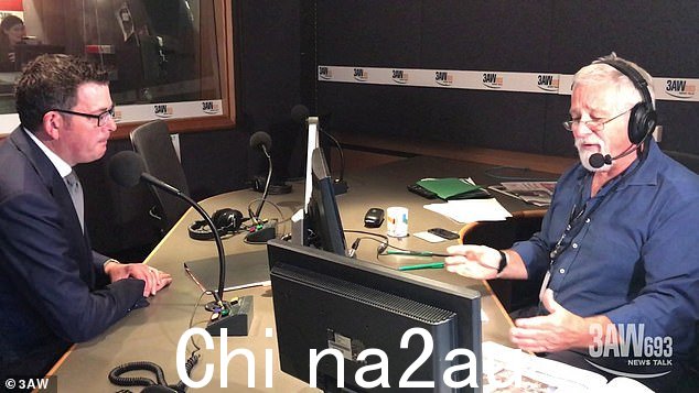 Andrews 已经五年没有和 Radio 3AW 收视率最高的早间节目主持人 Mitchell 说话了