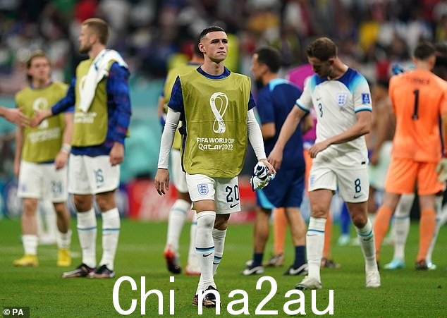 Phil Foden 令人惊讶的是,尽管英格兰在进攻中挣扎