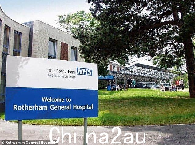 Rotherham NHS Foundation Trust 此后对小男孩的护理展开了调查。图为:Rotherham General Hospital
