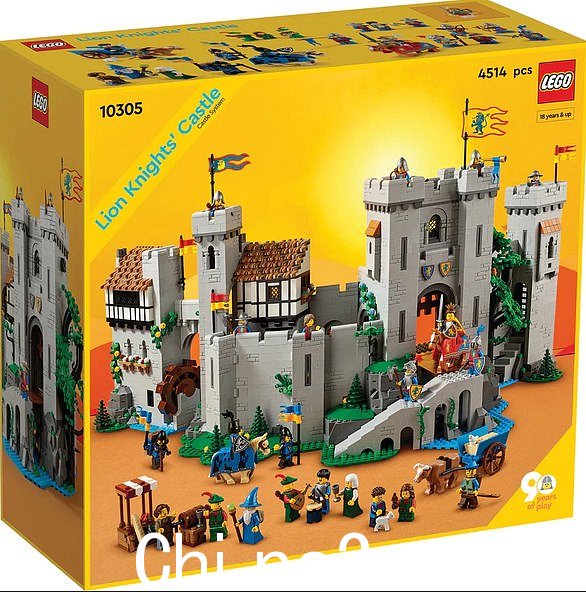 Mr Tran said while in hospital his completed the Icons Lion Knights' Castle, a set of more than 4,500