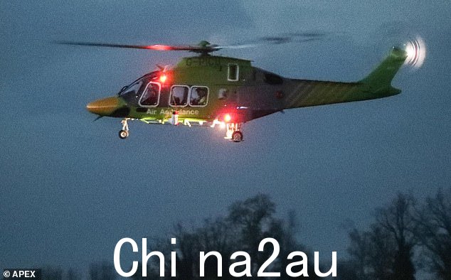 威尔特郡空中救护车在萨默塞特郡弗罗姆郊区坠毁后也被叫到现场