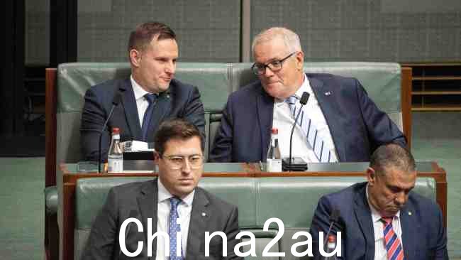 Alex Hawke 试图淡化爆炸性 com他对政治盟友斯科特莫里森的评论,描述了他对他的前任领导人的高度尊重。图片:NCA NewsWire / Gary Ramage
