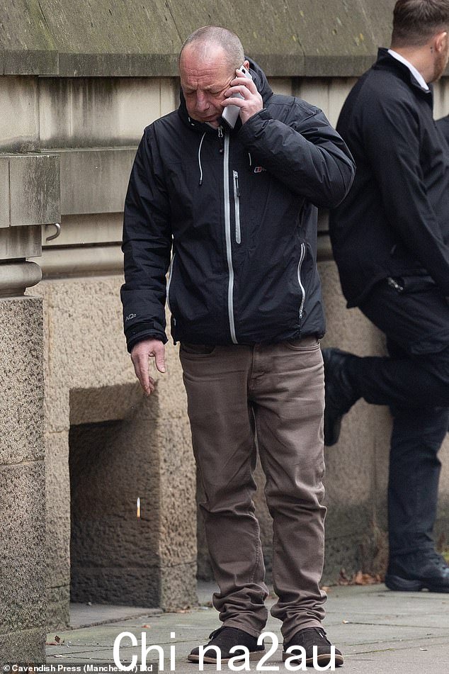 Smith,照片在 Minshull Street Crown Court 外,法官 Angela Nield 警告说他他可能会在新年回来服刑时入狱