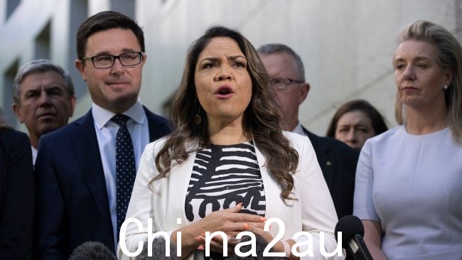 代表澳大利亚偏远土著社区的领导人联合起来反对 Jacinta Nampijinpa Price 的反对向议会发出声音，称乡村自由党参议员不代表他们发言。图片：NCA NewsWire / Gary Ramage