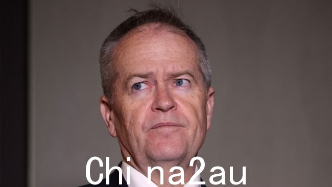 NDIS 部长 Bill Shorten 辩称,年收入为 150,000 美元的澳大利亚人正在努力跟上生活成本。图片:Liam Kidston