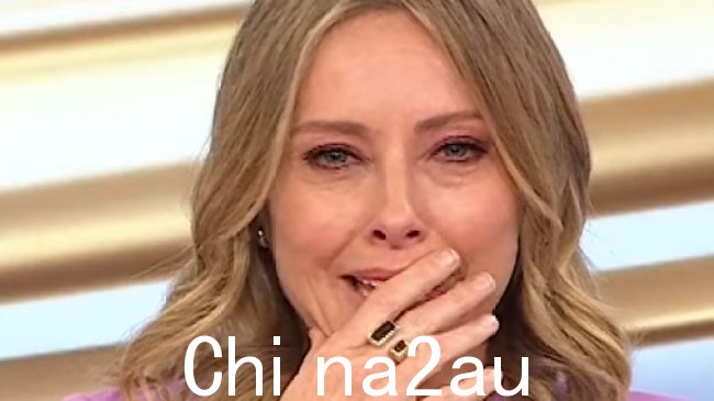Ally Langdon 在周五的最后一场 Today show 演出中多次流泪明年的时事。图片:九