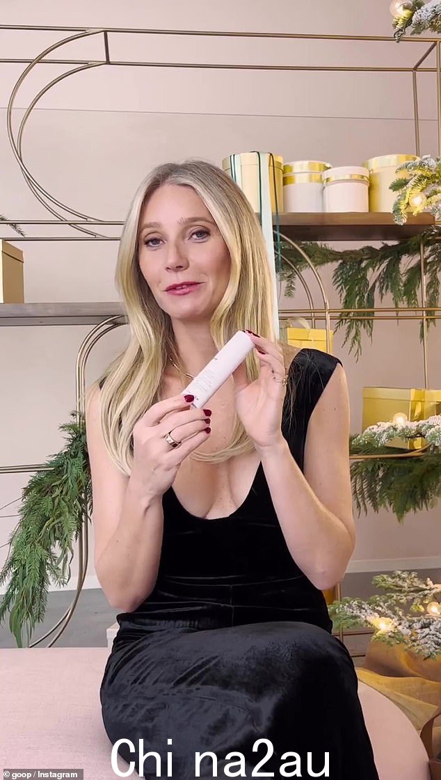 完美的圣诞礼物:该产品零售价 98 美元,是 Gwyneth 的节日精选之一