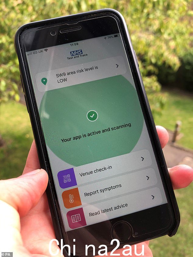 (股票图片)数百万英镑的应用程序无法链接到 NHS 的测试结果