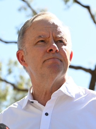 总理 Anthony Albanese 的支持率飙升。图片：NCA Newswire/Morgan Sette