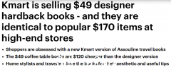 只需 49 美元！ Kmart精装书让全澳为之疯狂，买过的人赞不绝口，堪称170元换货（图）